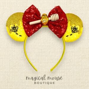 Winnie the Pooh Minnie Ears | Disney-Inspired Mouse Ears Headband